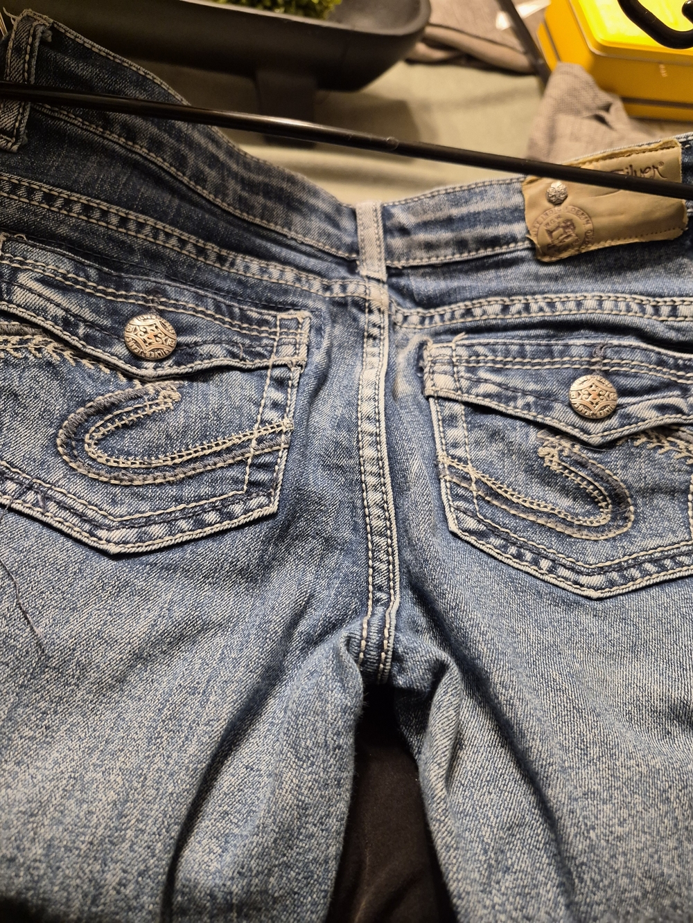 Girls Blue Denim Jeans with Embroidered Back Pockets